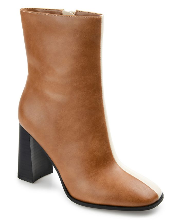 Two tone booties on sale