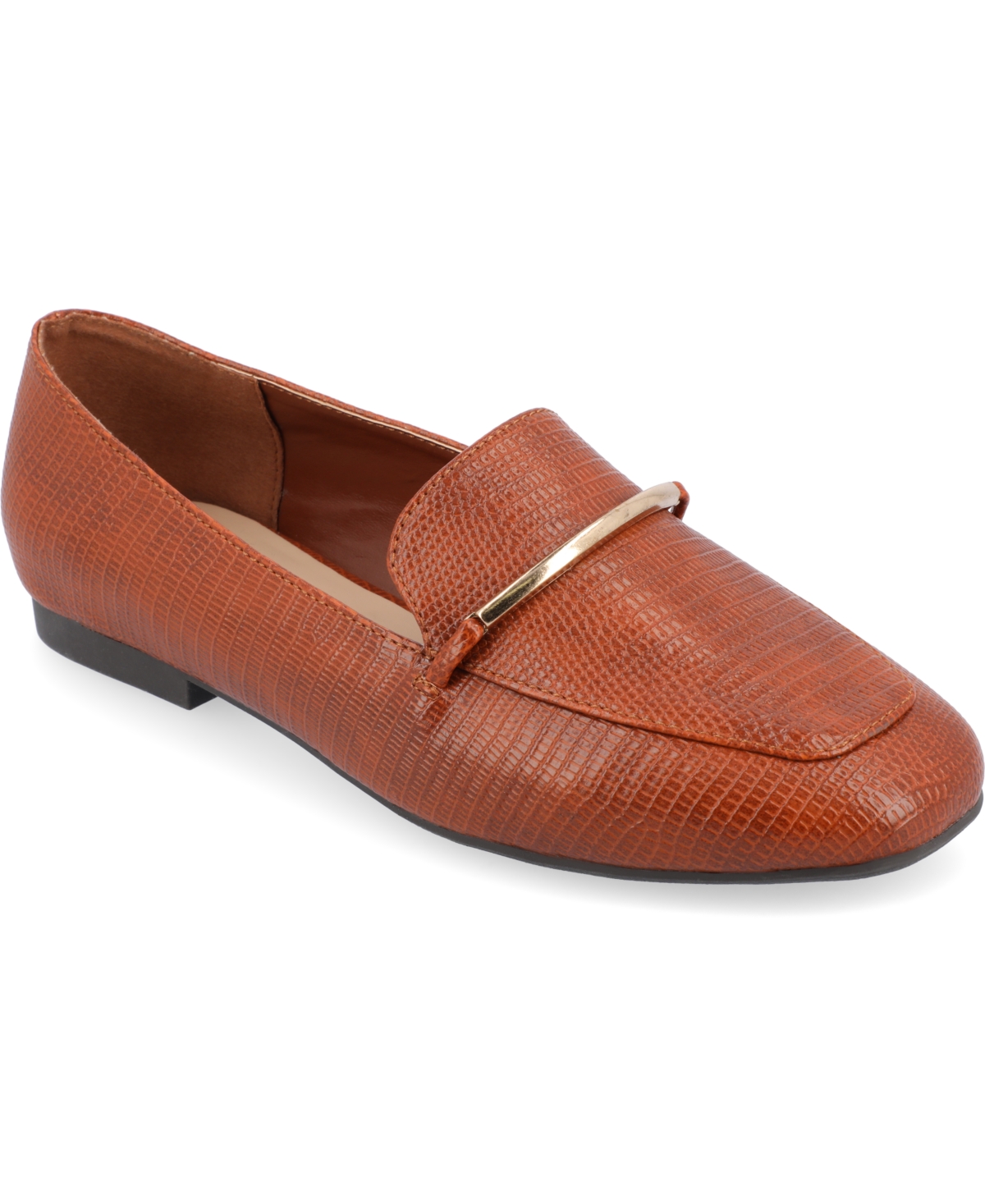 Shop Journee Collection Women's Wrenn Slip On Loafers In Cognac