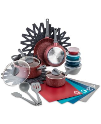 Macy's - Milky Way 28-Pc. Nonstick Aluminum Cookware Set