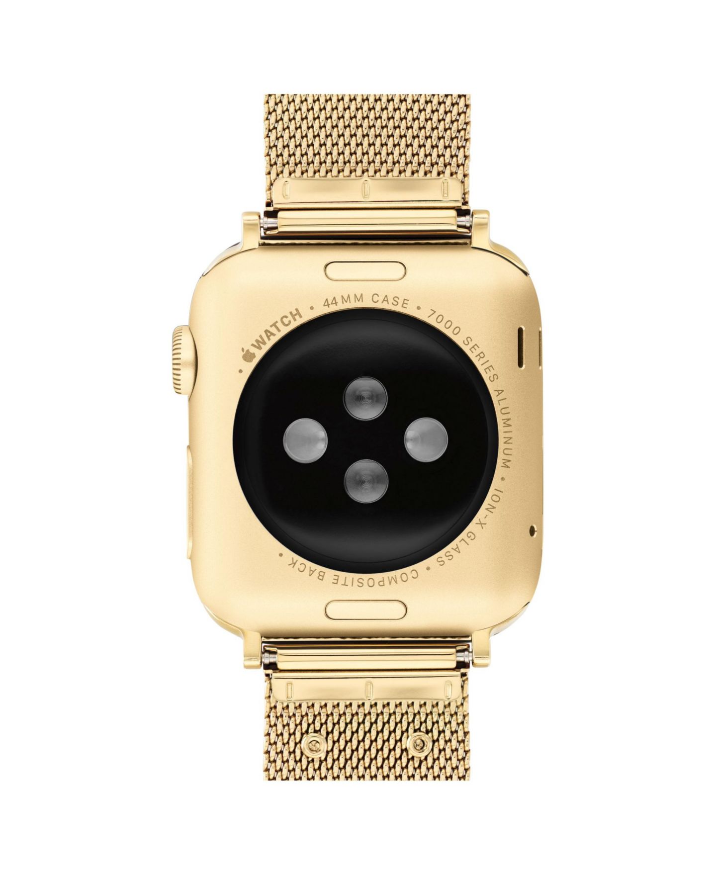 Сетчатый браслет Coach золотистого цвета для Apple Watch 42/44/45 мм — фото 3