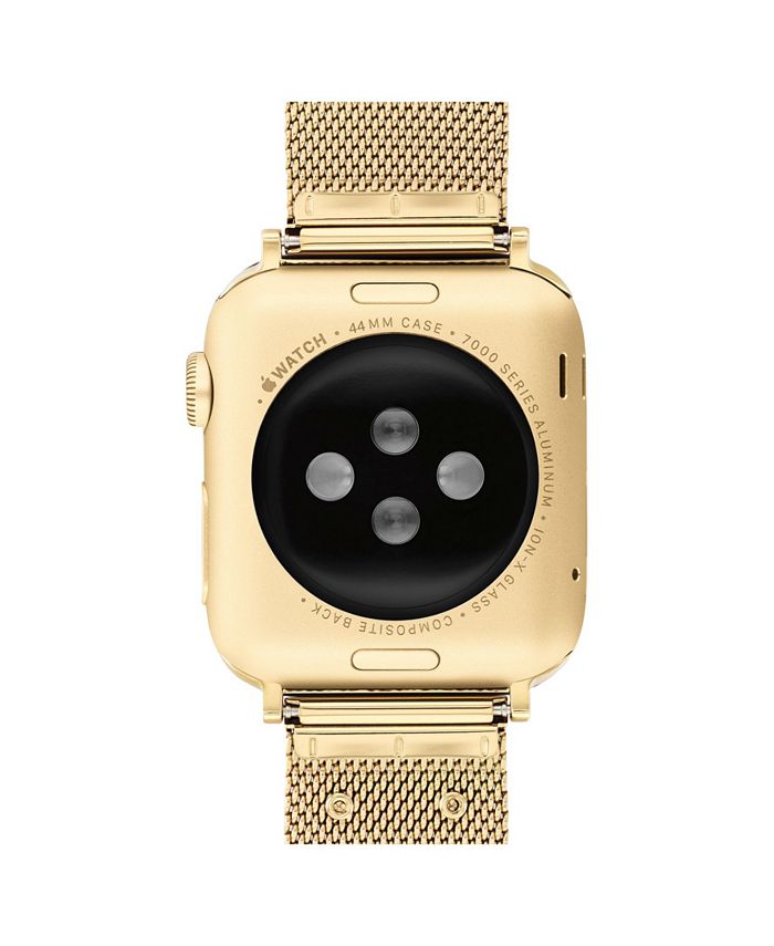 COACH GoldTone Mesh Bracelet for Apple Watch® 42/44/45mm Macy's