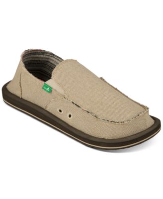 sanuk hemp loafers