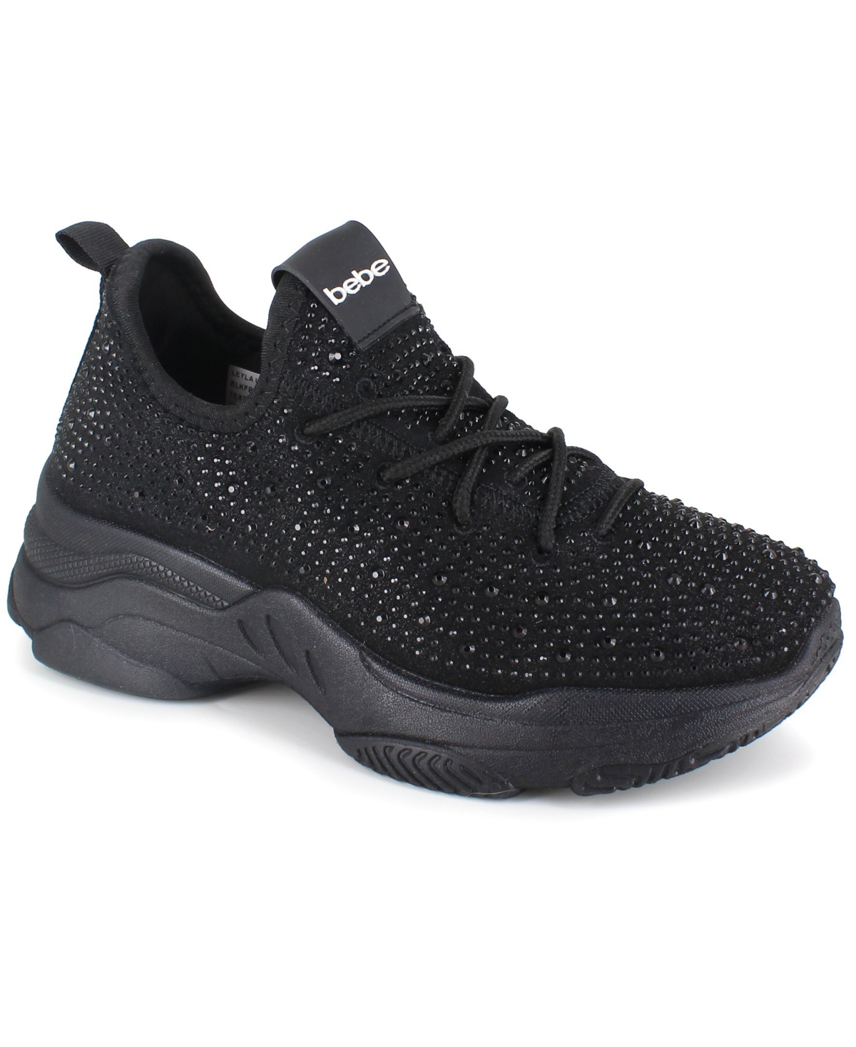 bebe Sport Womens Leyla Casual and Fashion Sneakers Black 6.5 Medium (B,M)  : : Clothing, Shoes & Accessories