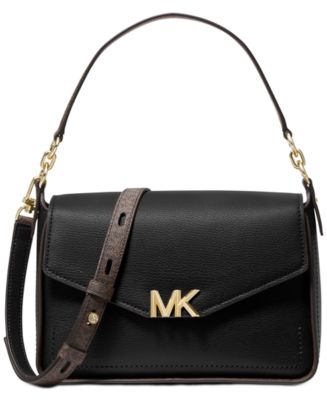MICHAEL KORS Medium MK Logo Signature PVC Convertible Crossbody Bag