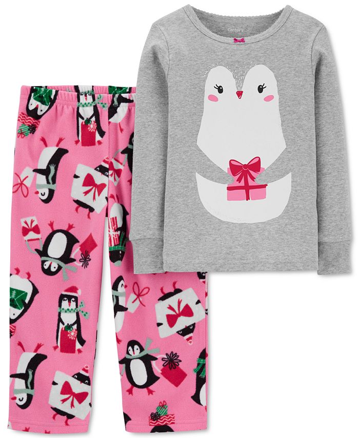 Girls penguin pajamas deals