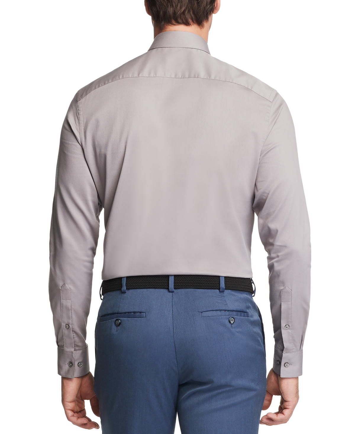 Van Heusen Men's Big & Tall Classic/Regular-Fit Stain Shield Performance Stretch Textured Dress Shirt