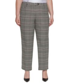 Plus Size Glen Plaid Modern Pants