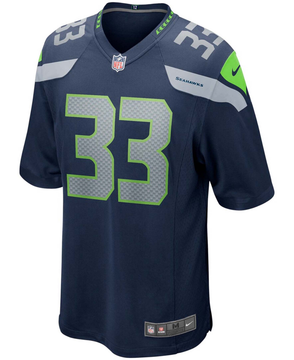 Men's Big and Tall Jamal Adams CollegeSeattle Seahawks Game Team Jersey - Navy