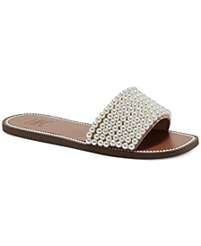 Pelle Flat Slide Sandals, Created for Macy's