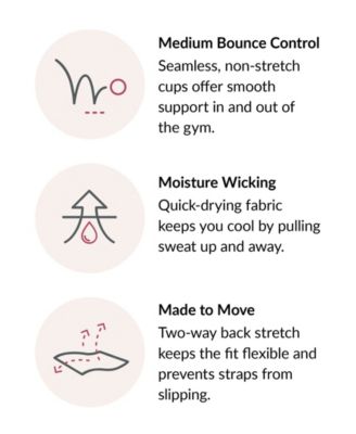 Women's Plus Size Magic Lift Seamless Sport Bra 1006