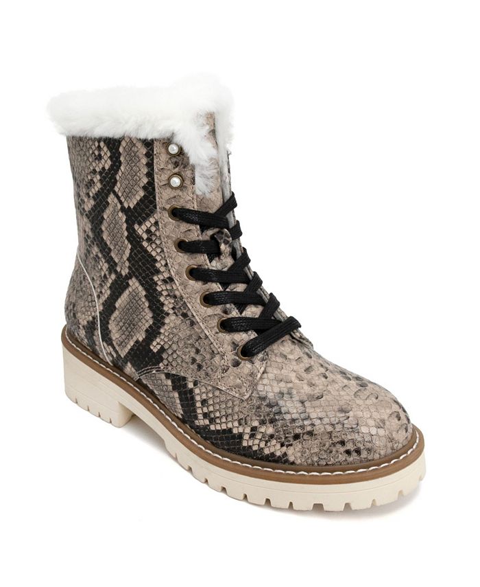 Sugar Women's Kaedy 3 Combat Boots & Reviews Boots Shoes Macy's