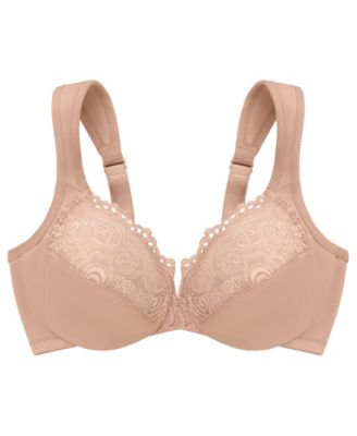 Women's Full Figure Plus Size Wonderwire Back Close Bra 1240