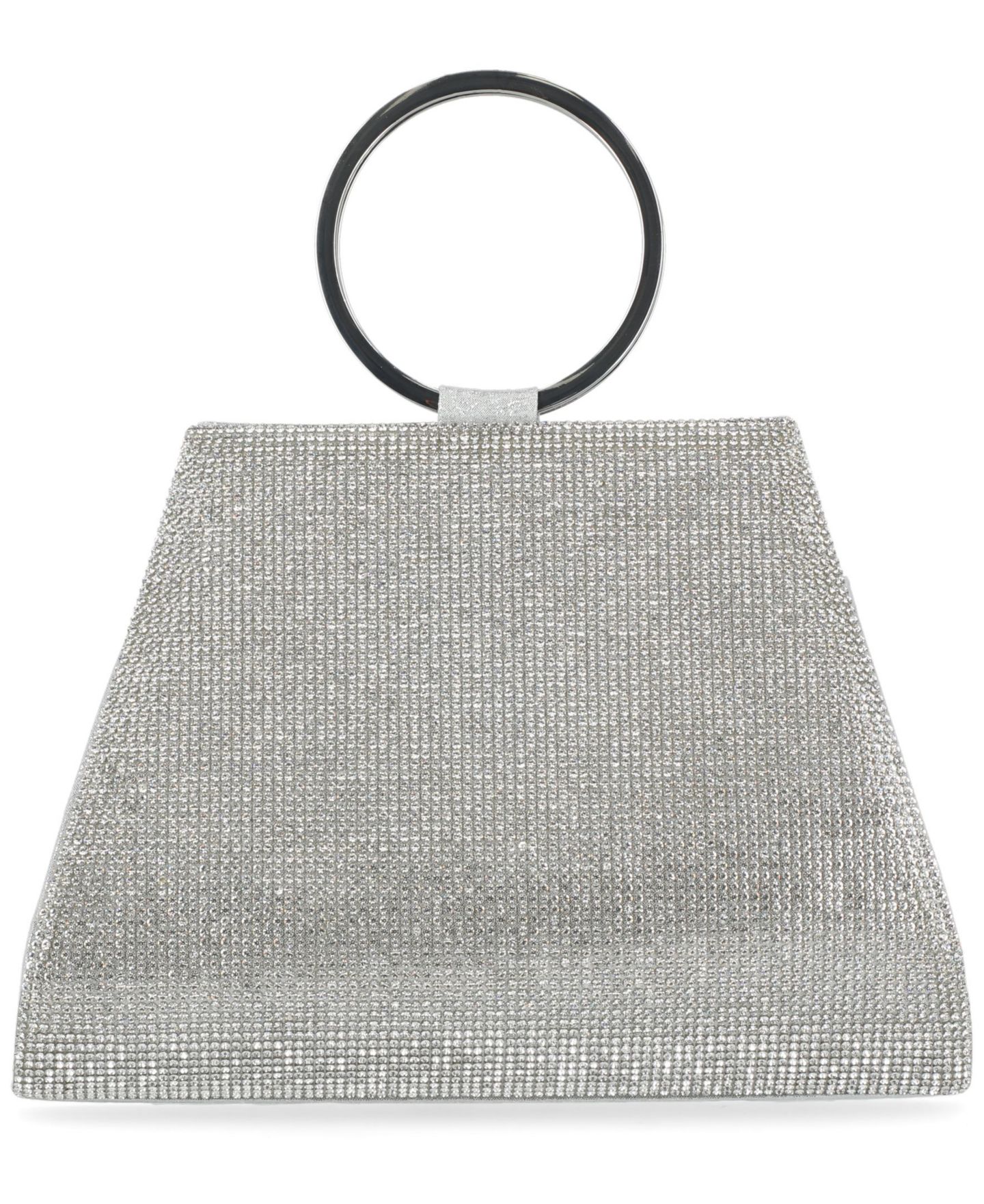 Женский клатч I.N.C. International Concepts Brynnn Bangle Clutch, цвет: Серебряный — фото 2