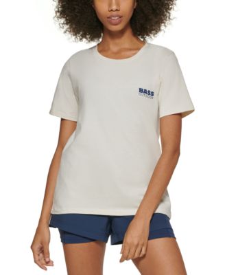 BASS OUTDOOR - Cotton B with Tree-Graphic T-Shirt