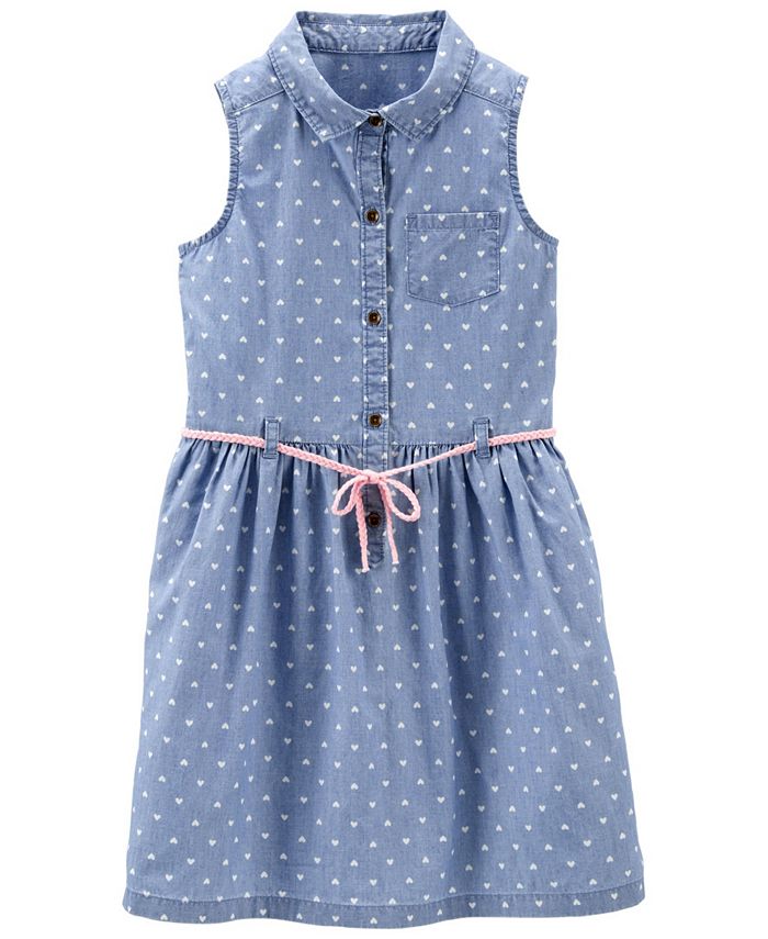 Carter's Little Girls Chambray Shirt Dress Macy's