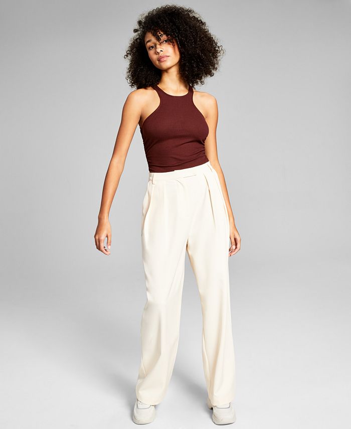 Wide leg pants sales macy's