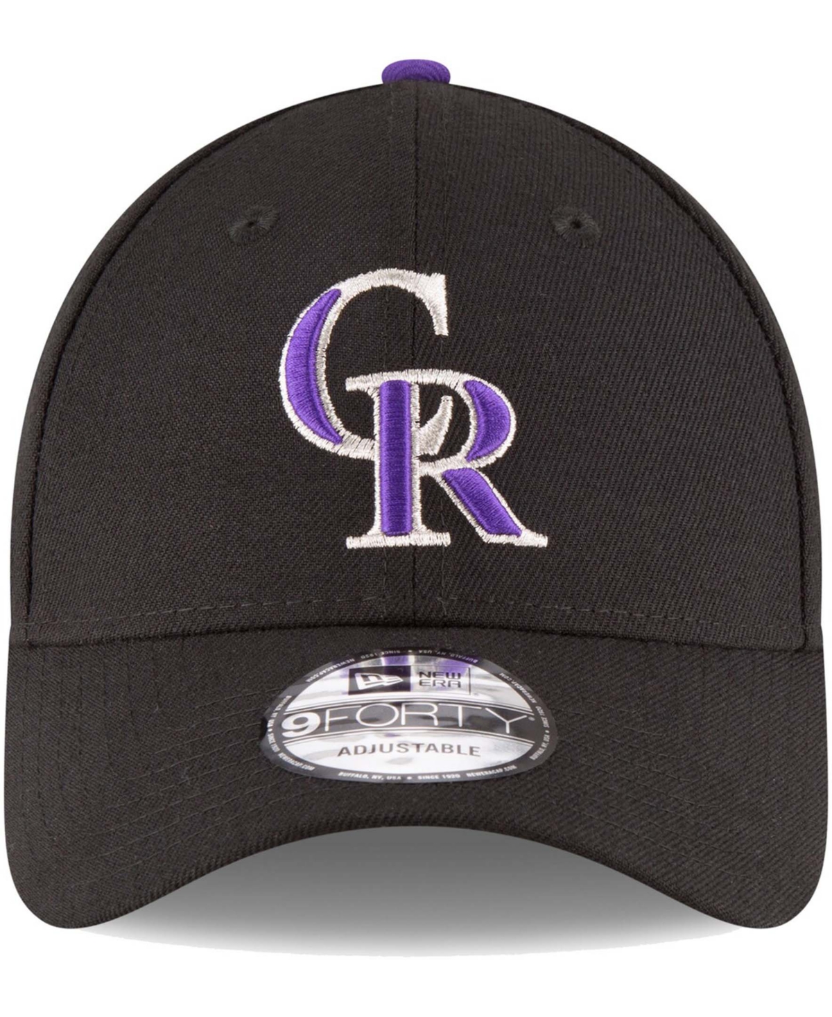 Shop New Era Big Boys And Girls Black Colorado Rockies Game The League 9forty Adjustable Hat