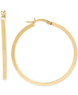 40mm 14k gold hoop earrings