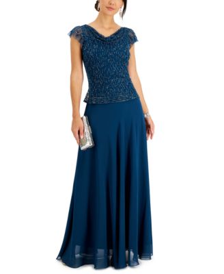 J Kara - Beaded-Bodice Dress