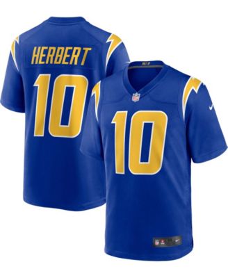 Men's Nike Justin Herbert White Los Angeles Chargers Vapor F.U.S.E. Limited  Jersey