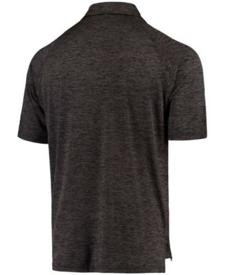 Men's Heathered Black Colorado State Rams Logo Down Swing Polo