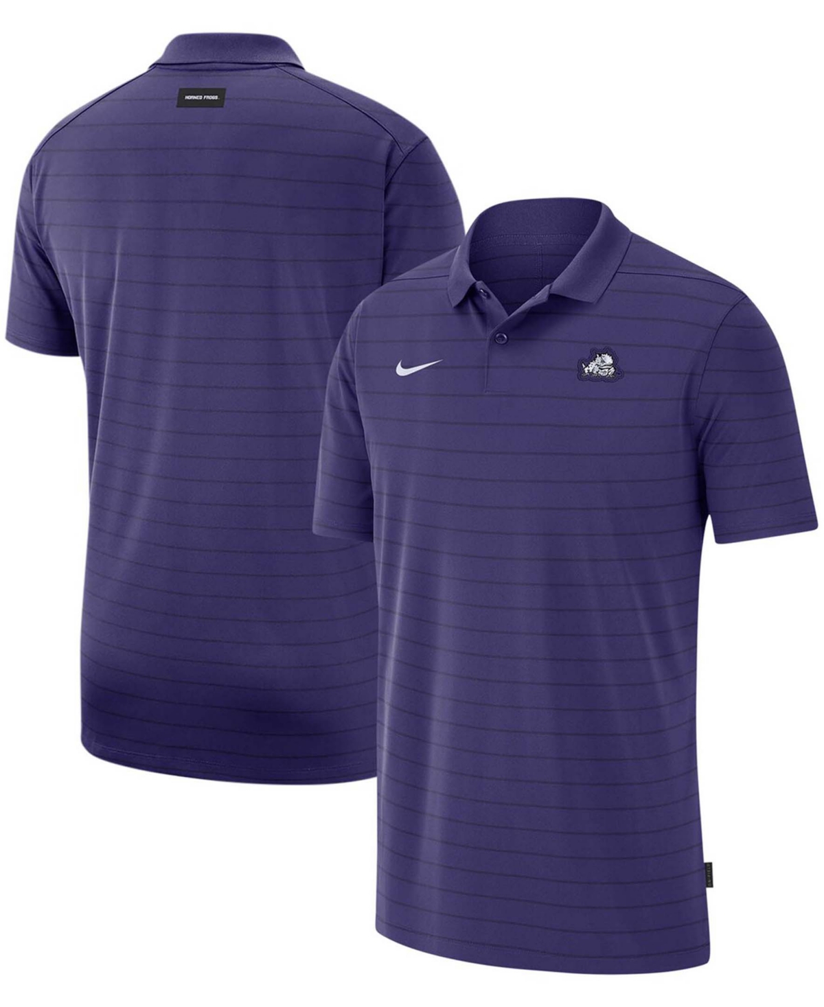 Men's Purple Tcu Horned Frogs 2021 Early Season Victory Coaches Performance Polo