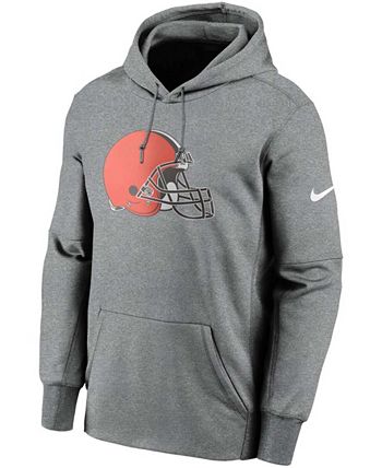 Nike Men's Heathered Gray Cleveland Browns Fan Gear Primary Logo ...