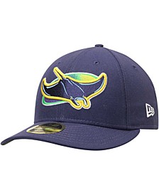Men's Navy Tampa Bay Rays Alternate Authentic Collection On-Field Low Profile 59FIFTY Fitted Hat