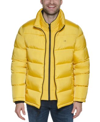 yellow bubble coat mens