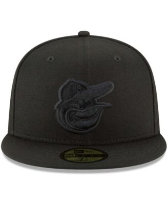 Men's Black Baltimore Orioles Primary Logo Basic 59FIFTY Fitted Hat