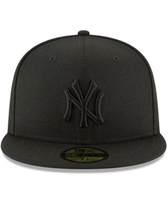 Men's Black New York Yankees Primary Logo Basic 59FIFTY Fitted Hat