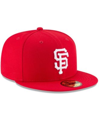 Men's Red San Francisco Giants Fashion Color Basic 59FIFTY Fitted Hat