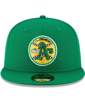 Men's Green Oakland Athletics Cooperstown Collection Wool 59FIFTY Fitted Hat