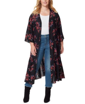 Jessica Simpson - Plus Size Printed Leilani Tiered Kimono
