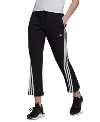 adidas Women's Cropped 3-Stripe Pants - Macy's