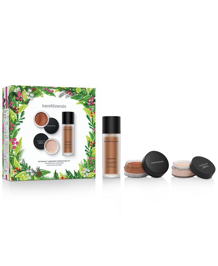 bareMinerals 3Pc. Naturally Luminous Complexion Gift Set Macy's