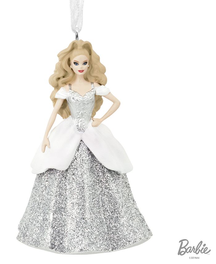 Hallmark Mattel Holiday Barbie 2021 Christmas Ornament - Macy's