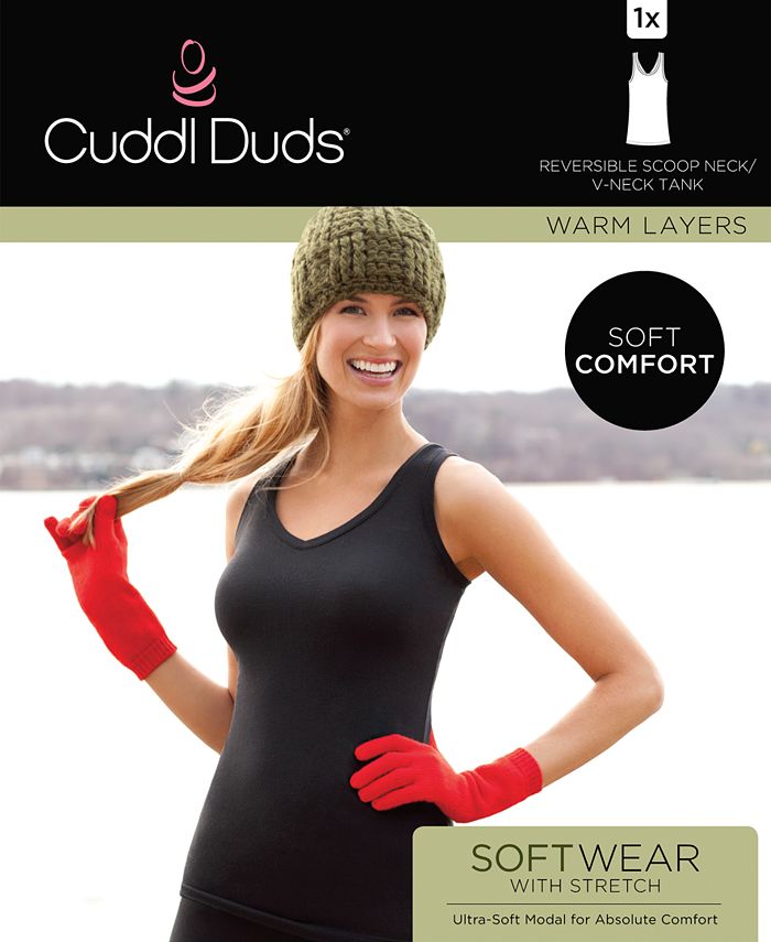 Cuddl Duds Softwear with Stretch Reversible Tank & Reviews Tops