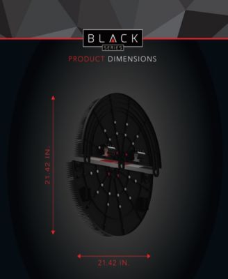 Black Series Axe Throwing Target Set-3 Plastic Axes, Indoor/Outdoor