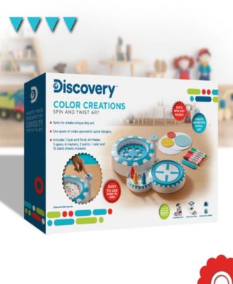 Spiral and Spin Art Station-Set includes - Spin Station