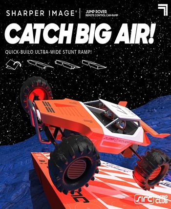 Sharper Image Remote Control Stunt Ramp Rechargeable Jump Rover Car Toy ...