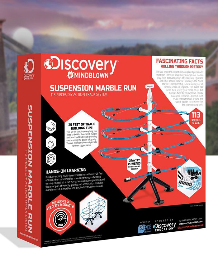 Discovery MINDBLOWN Suspension Marble Run Kit Macy's