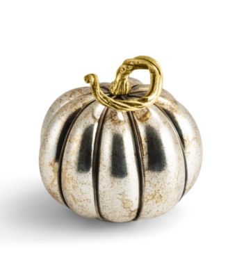 Large Glass Pumpkin Figurine