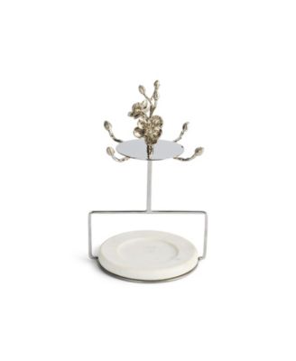 Orchid 9 Piece Demitasse Cups and Stand Set