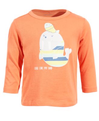 First Impressions - Baby Boys Papa Walrus Long-Sleeve T-Shirt