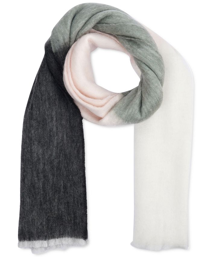 kate spade new york Women's Colorblock Brushed Scarf & Reviews - Macy's