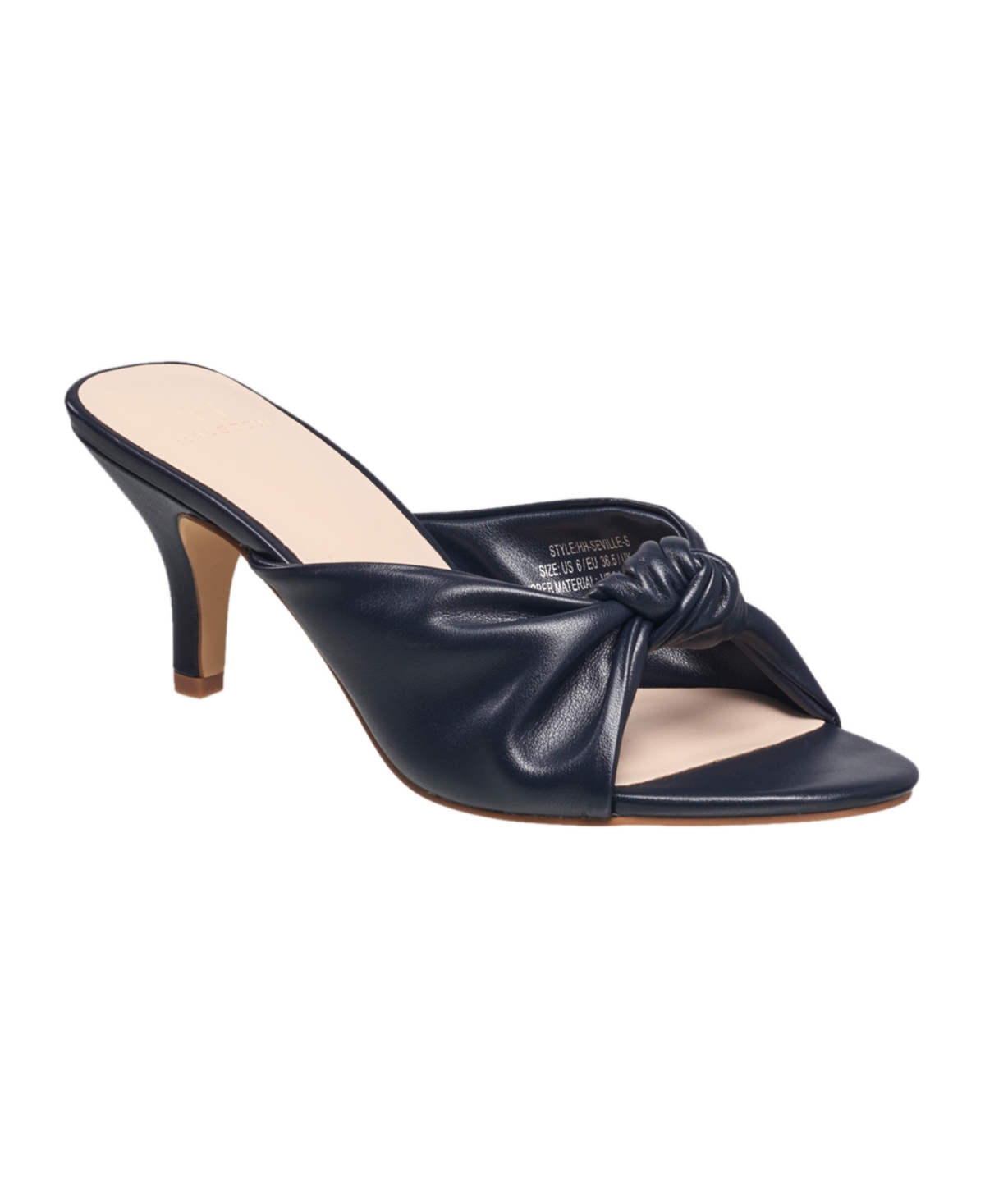 Women's Seviille Knot Detail Heel Sandals - Black