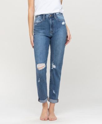 FLYING MONKEY Women's Distressed Double 