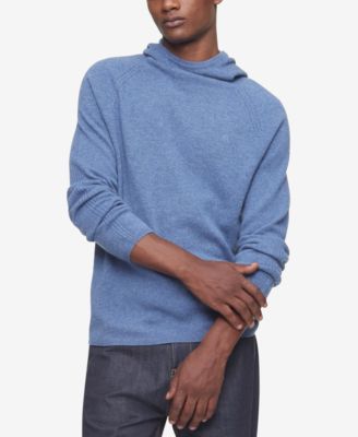 hooded wool sweater