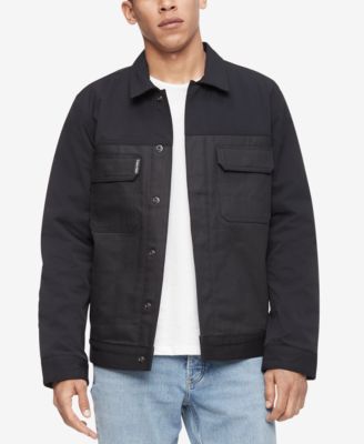 calvin klein men's quilted jacket